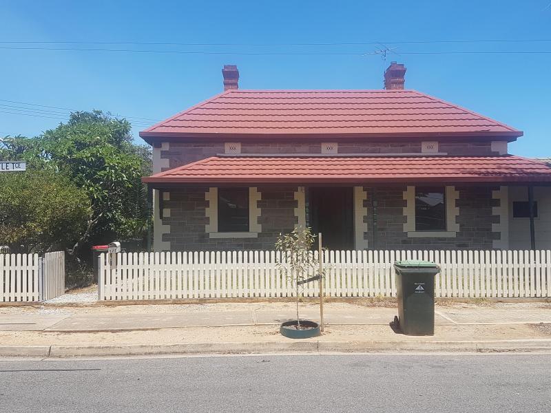 The front of the house